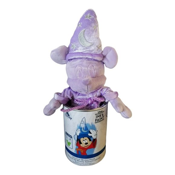 Disney Other - Disney Ink and Paint Series 2 Lavender Sorcerer Mickey Mouse Plush
